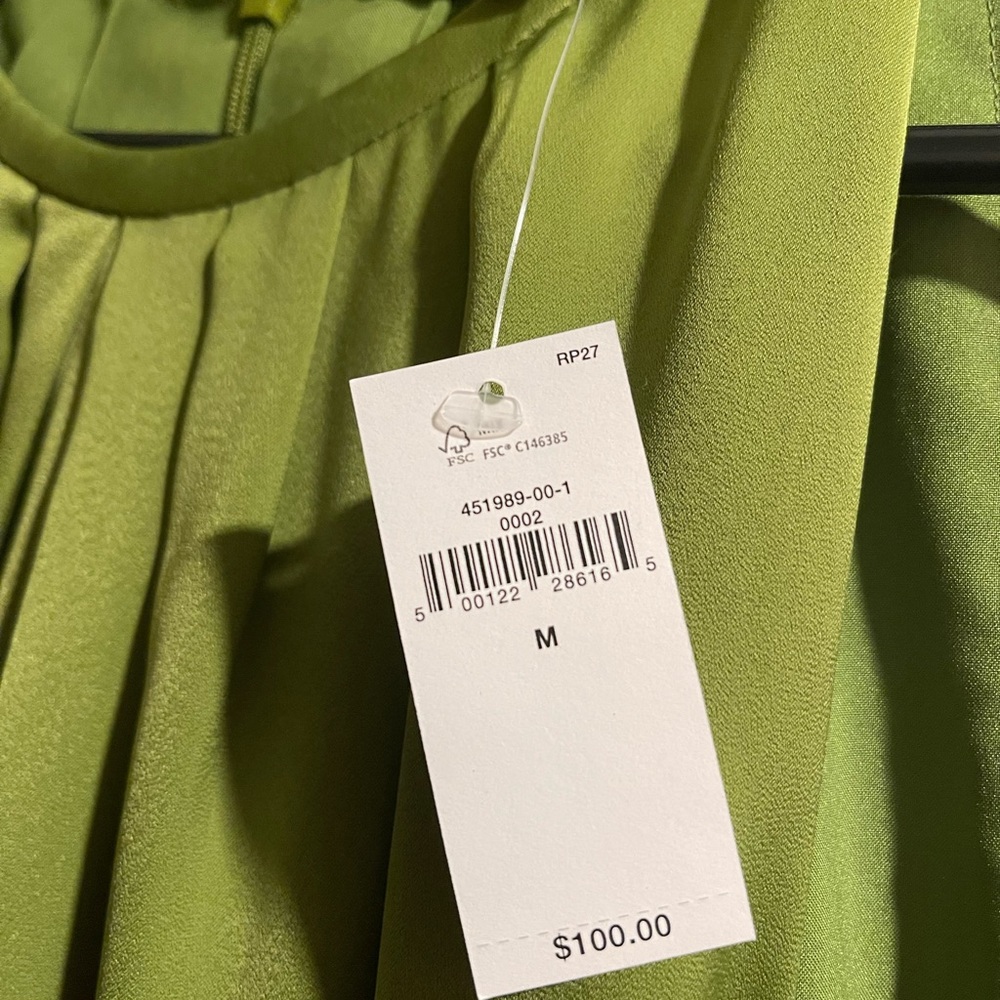 Chic Green Sleeveless Dress